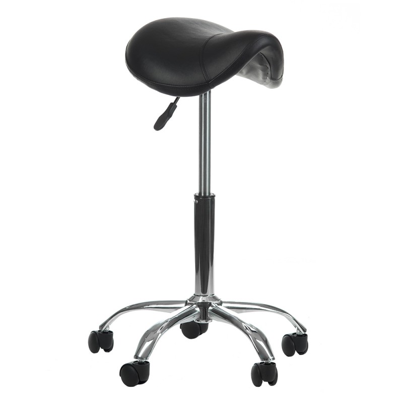 Eco-leather adjustable cosmetic stool